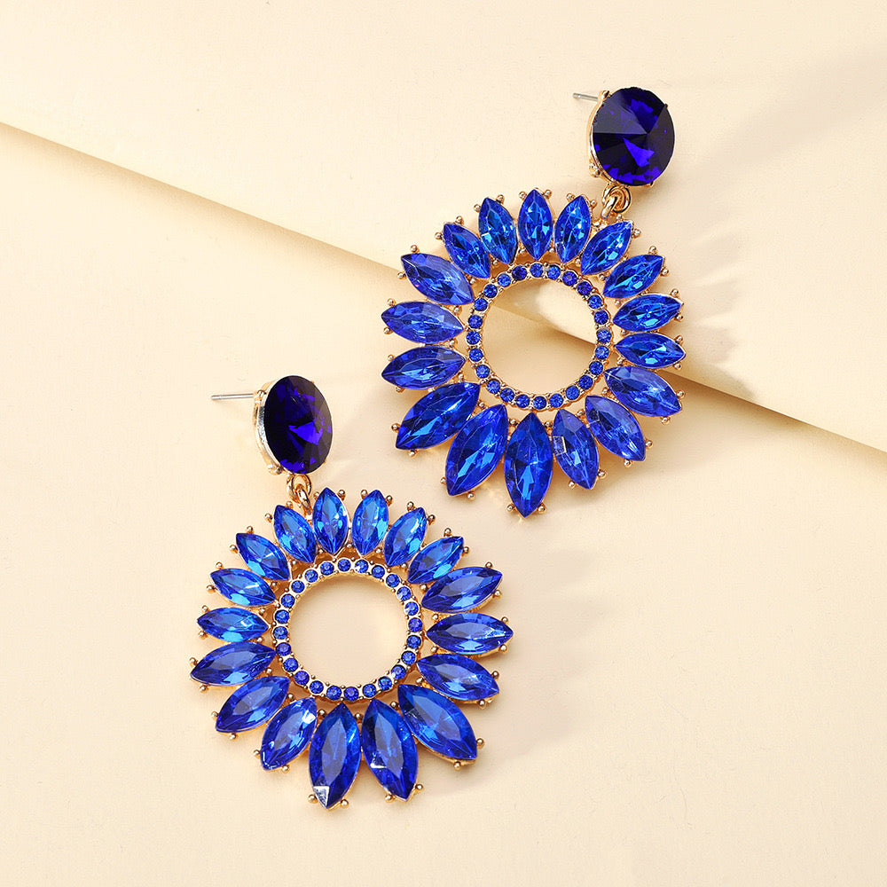 F13 Large Circle Statement Earrings