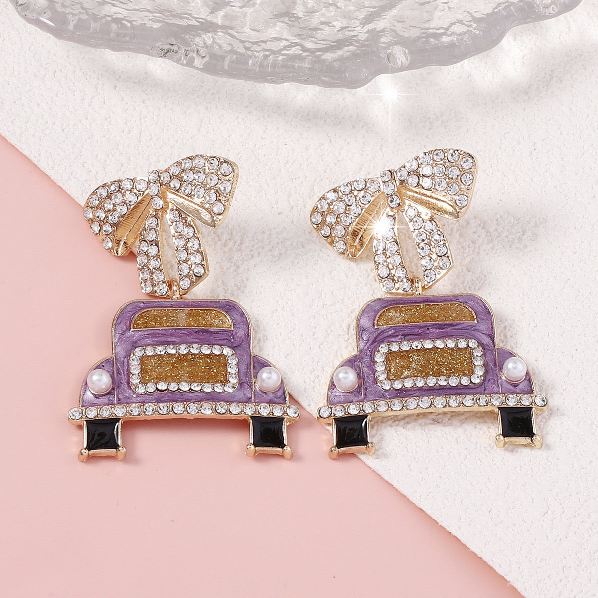Little Car Drop Earrings