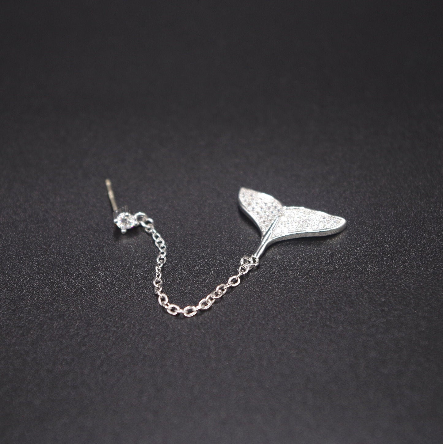 Mermaid Tail Drop Earrings