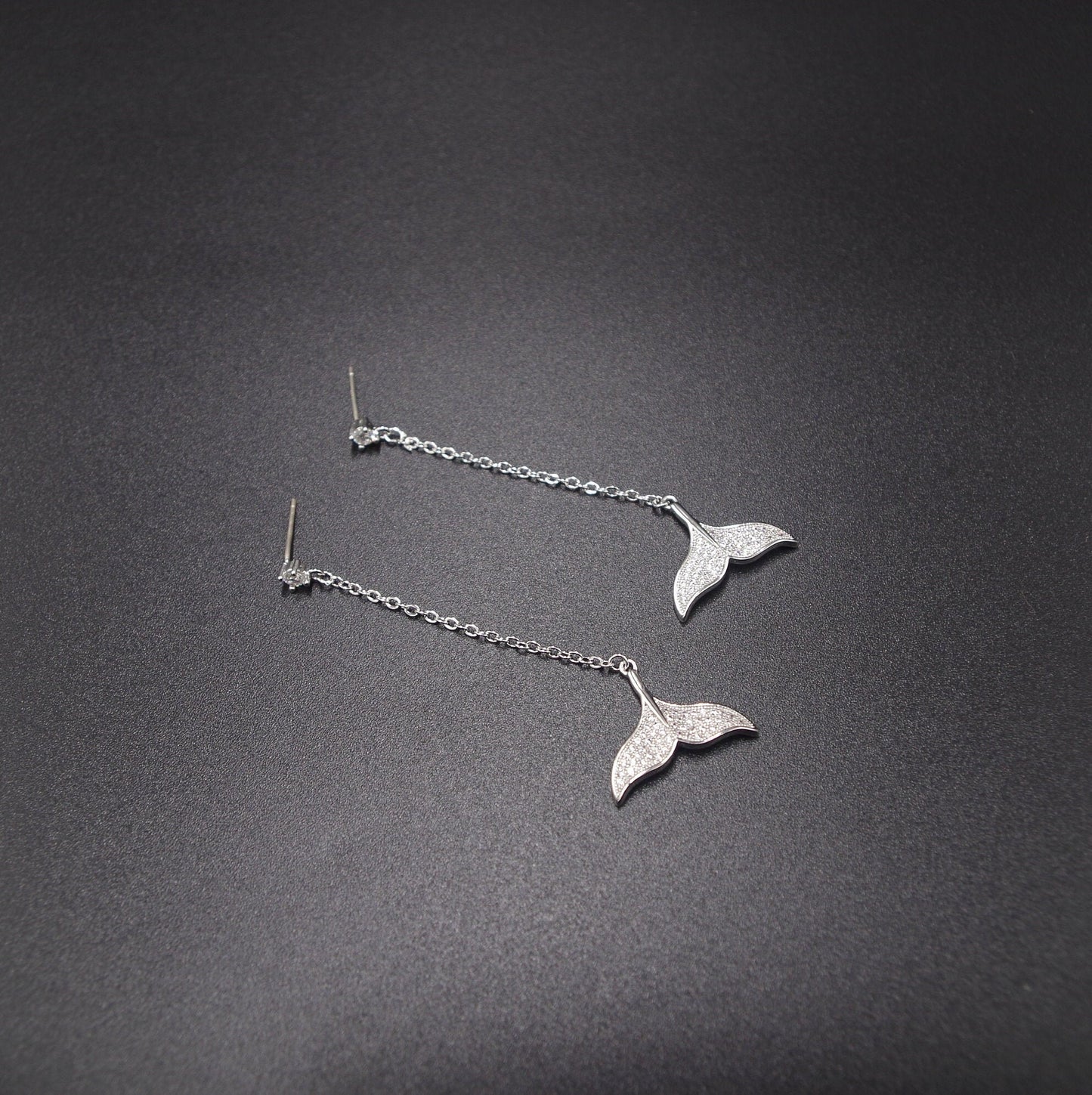 Mermaid Tail Drop Earrings