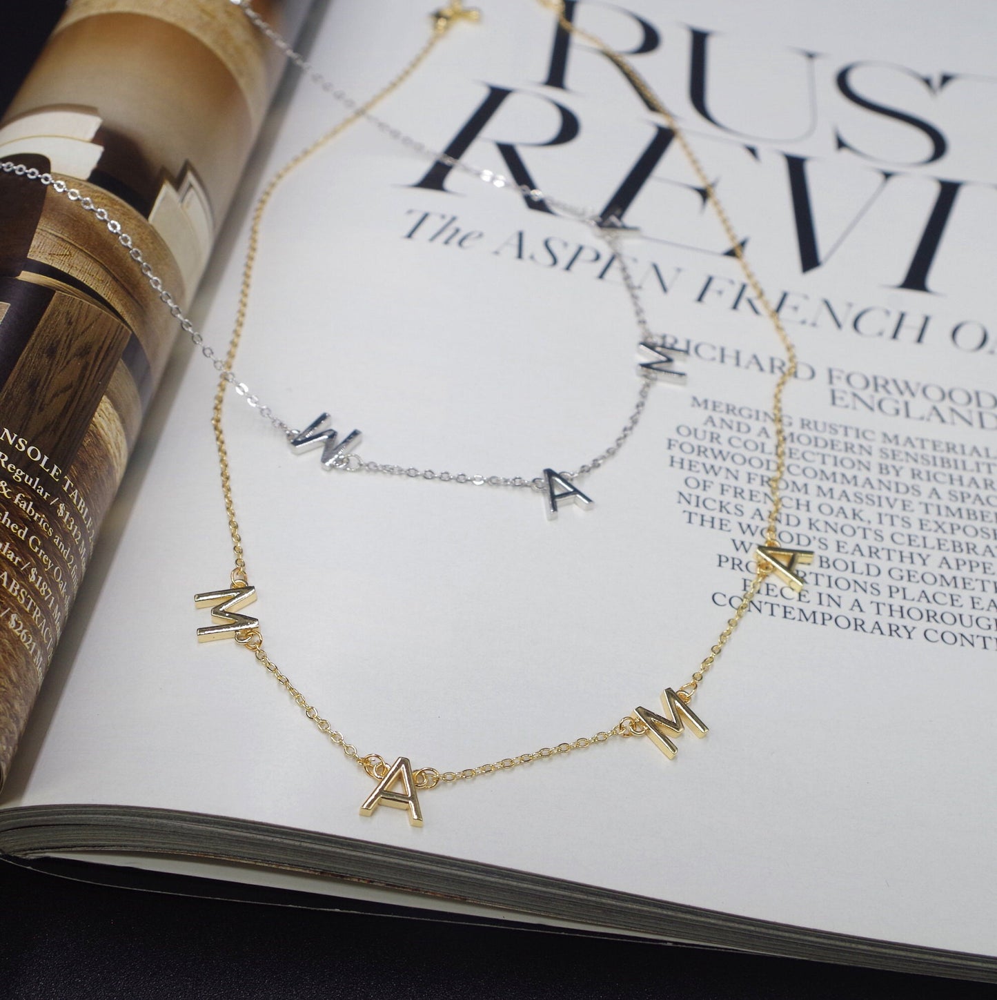 Mama Letter Necklace