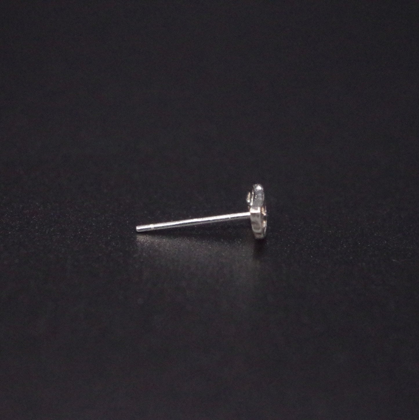 Silver Filled Little Leaf Stud Earrings