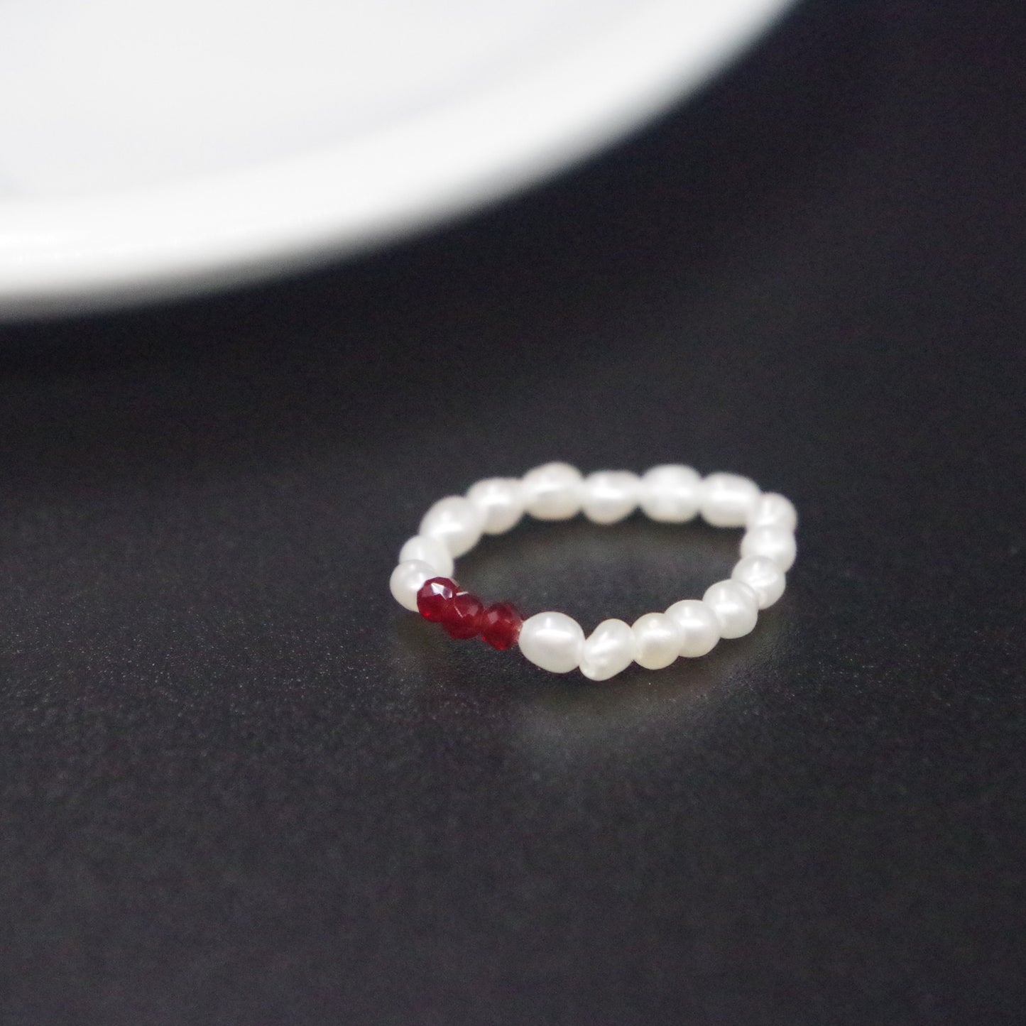 Freshwater Pearl Beaded Stretch Ring