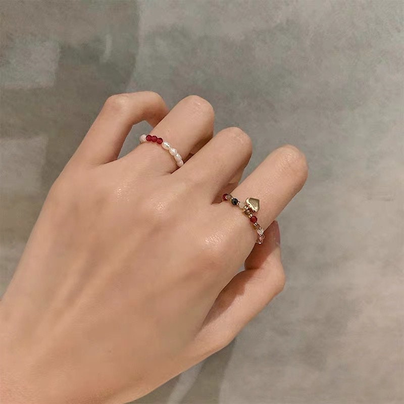 Freshwater Pearl Beaded Stretch Ring
