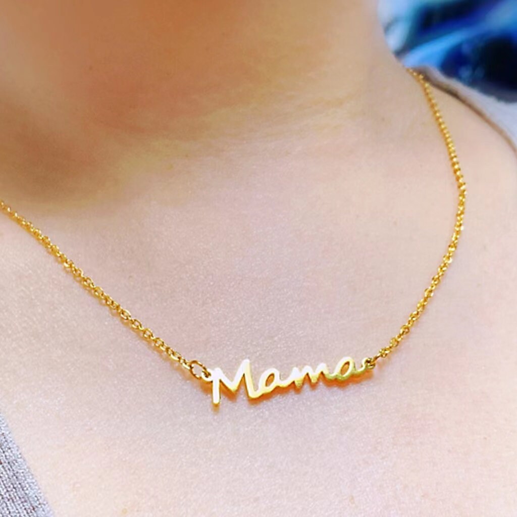 Mama Letter Necklace & Bracelet